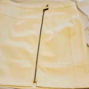 Leather feel skirt,  not leather